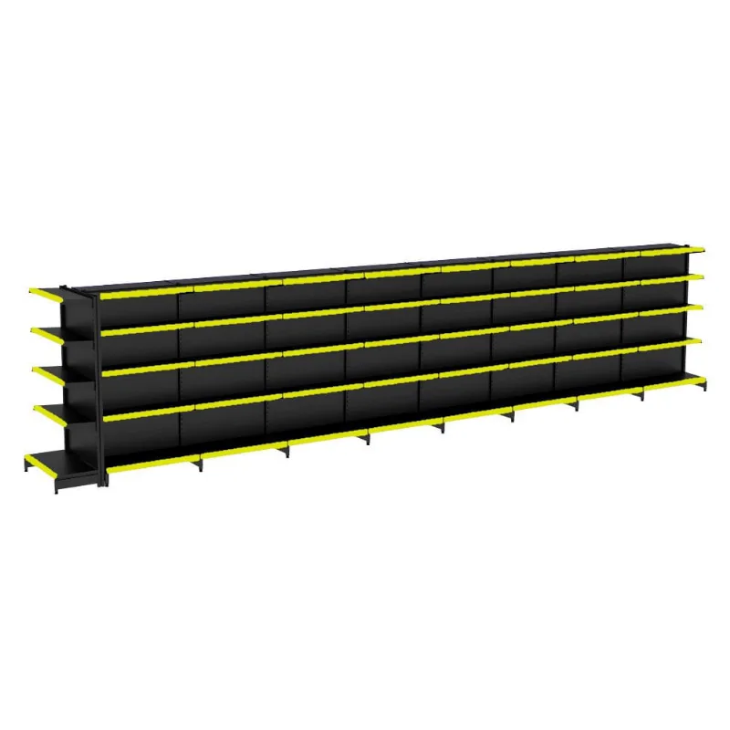 Gondola Centro 170 Fit Ate 8 Metros 1 Ponta Preto 85b Pe Amarelo