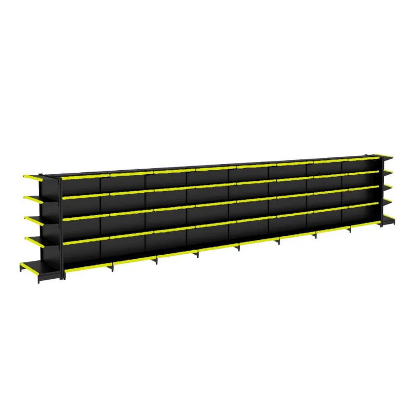 Gondola Centro 170 Fit Ate 8 Metros 2 Ponta Preto 90b Pe Amarelo