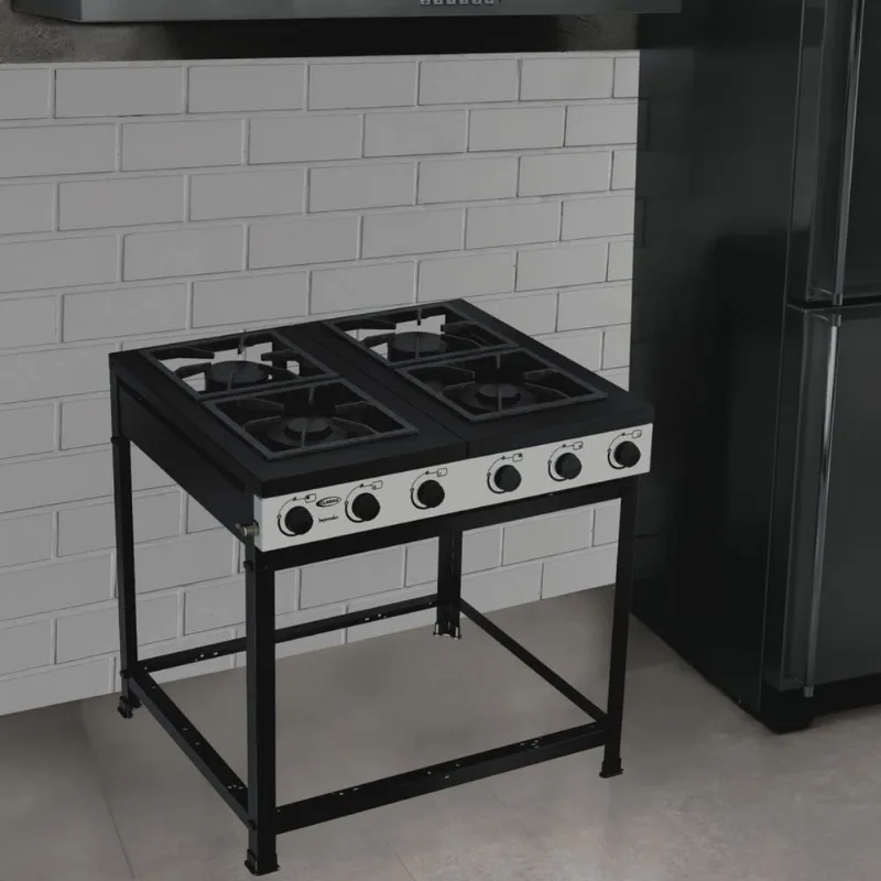 Fogão Semi-industrial 4 Queimadores sem Forno