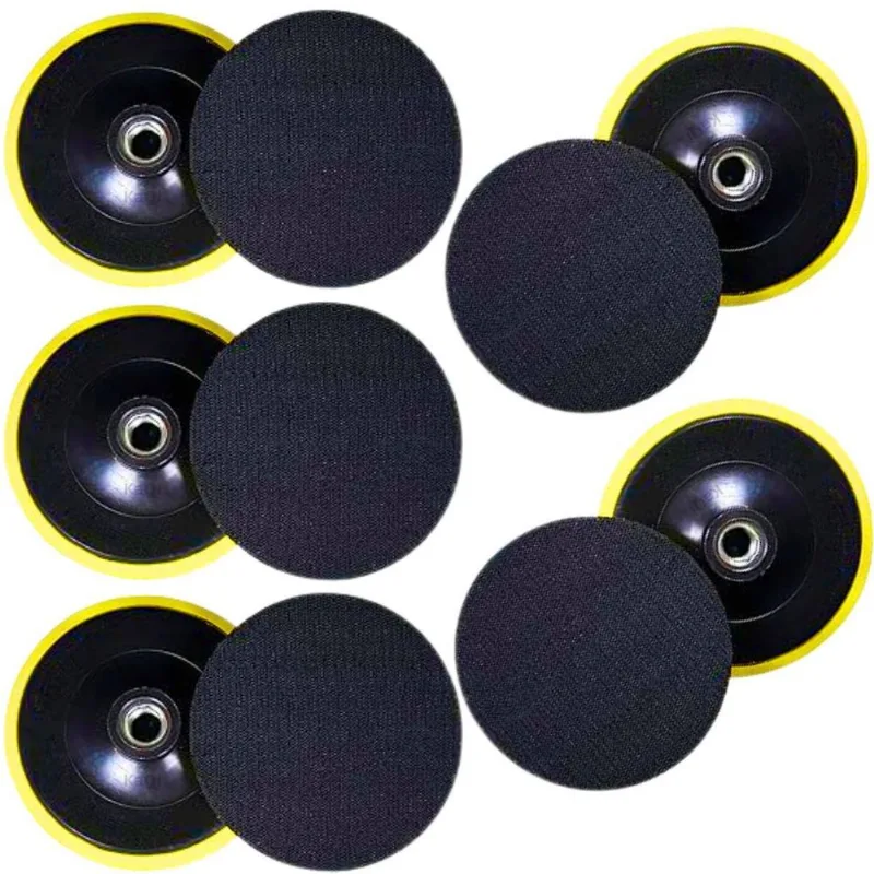 5 X Suporte Prato Disco 4 Polegadas 100mm Politriz