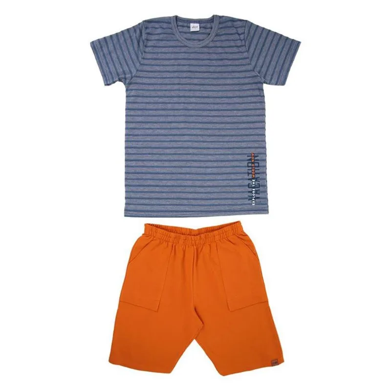 Conjunto Juvenil Elian 14 Azul Marinho (MP)