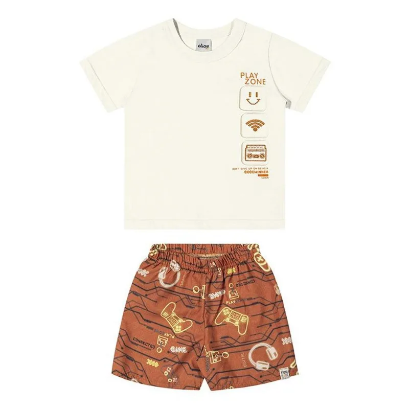 Conjunto Infantil Elian 4 Natural (MP)