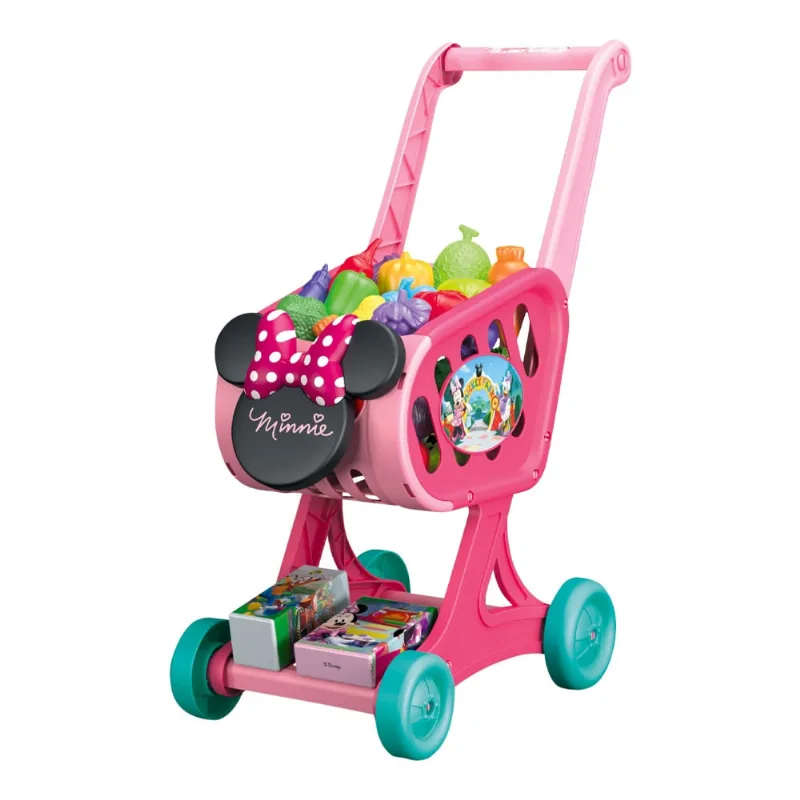 Carrinho De Compras - Disney - Minnie - Rosa - Multikids