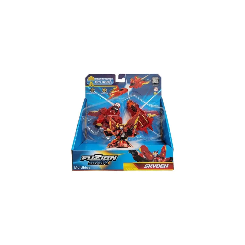 Carro Robô Fuzion Max Skyden Transformável 2/1 Multikids