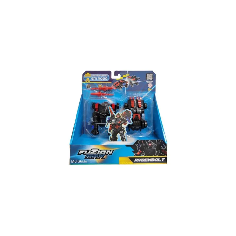 Carro Robô Fuzion Max Rydenbolt Transformável 2/1 Multikids