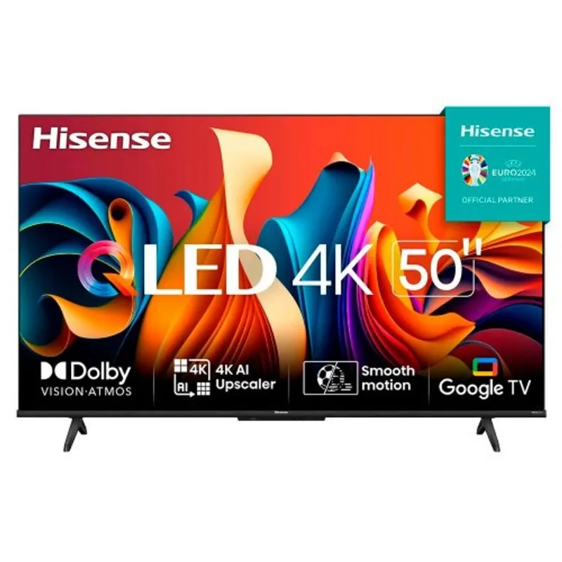 Smart TV Hisense 50 Polegadas 50Q6N 4K uhd qled HDR10mais Dolby Vision Atmos Google TV