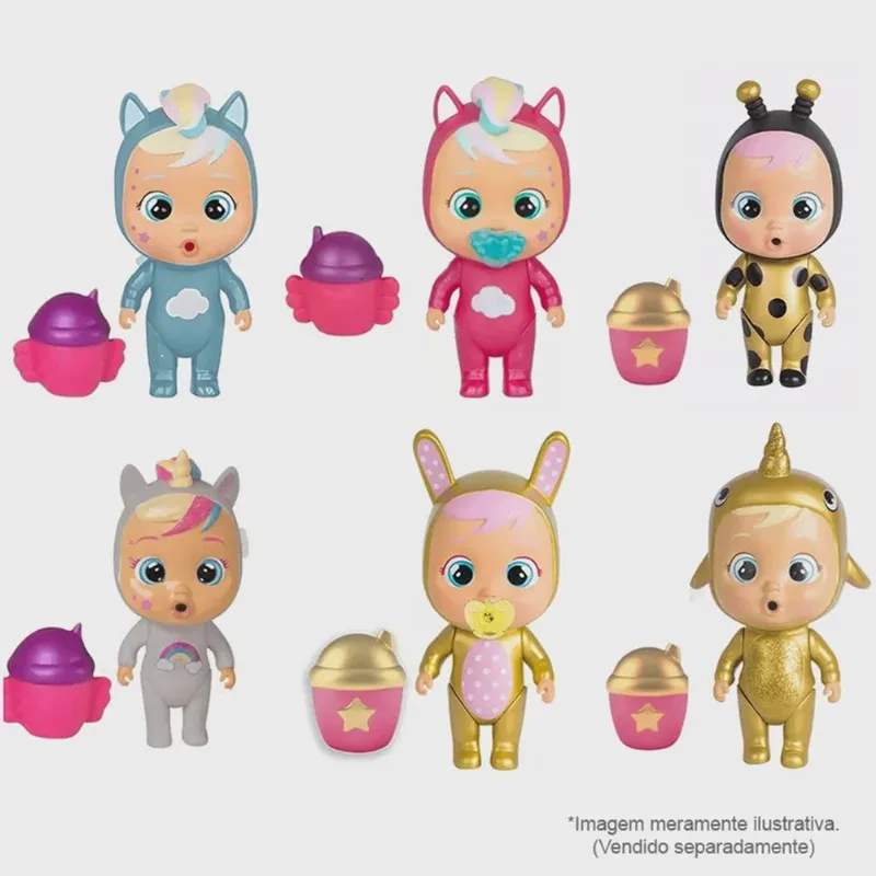Mini Boneca Cry Babies Magic Tears 1pç Sortido BR2300 - Multikids