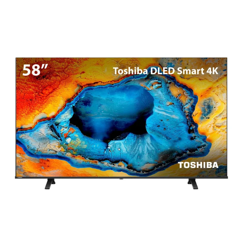 Smart TV DLED 58 4K Toshiba 58C350NS VIDAA 3 HDMI 2 USB Wi-Fi - TB031M