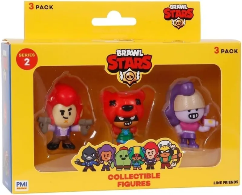 Bonecos Brawl Stars S3 Pack Sortido Multikids - BR2366 - Fabrica da Alegria - Colecionáveis