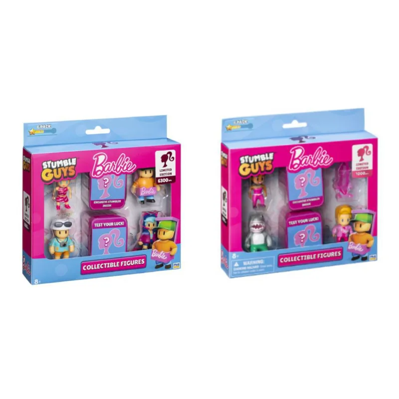 Conjunto de Bonecos - Barbie - Stumble Guys - Modelos Sortidos - Multikids - Multikids - Colecionáveis