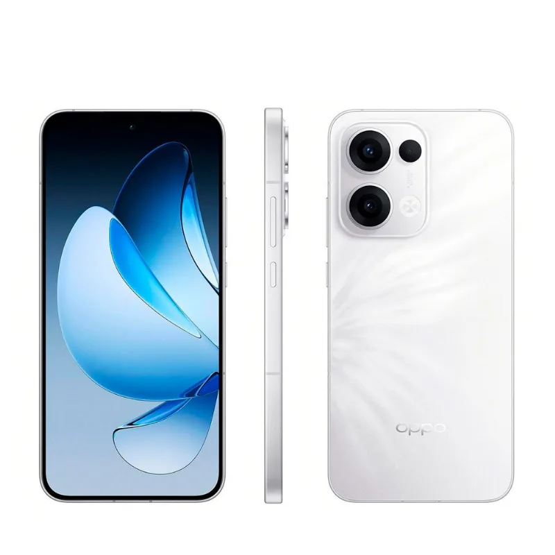 Smartphone Oppo Reno 13 5G Branco 512GB Tela 6.67" Câmera 50MP 12GB RAM