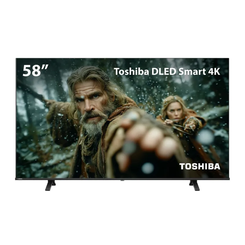 Smart TV DLED 58 4K Toshiba VIDAA 3HDMI 2USB Wi-Fi