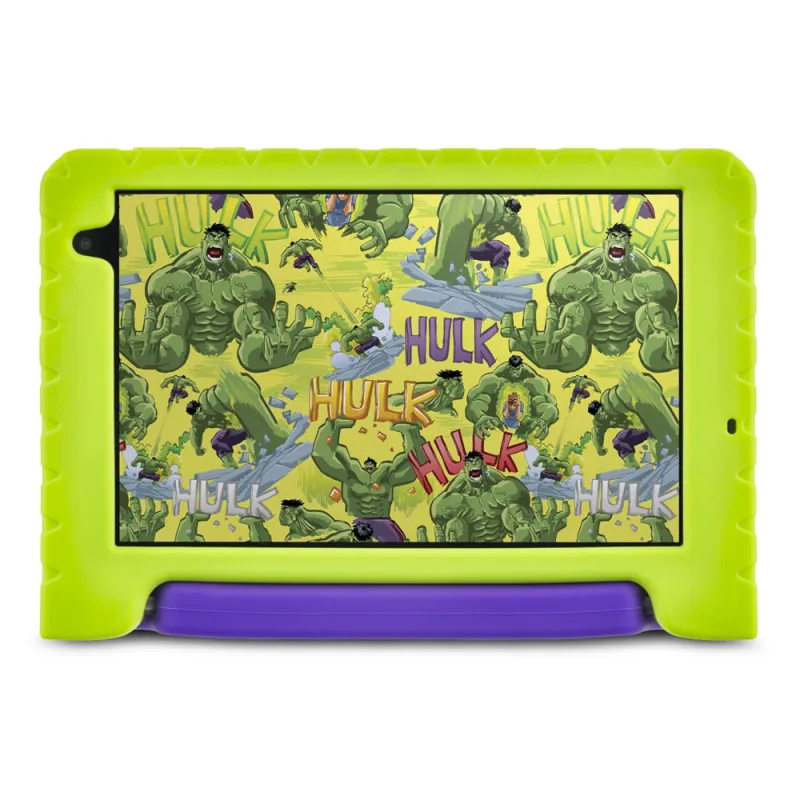 Tablet Infantil Hulk 8" Wi-Fi 6GB RAM 64GB Android 13 Octa-Core Câmeras 5MP e 2MP Bateria 4000mAh Multi - NB441 NB441 - MULTILASER