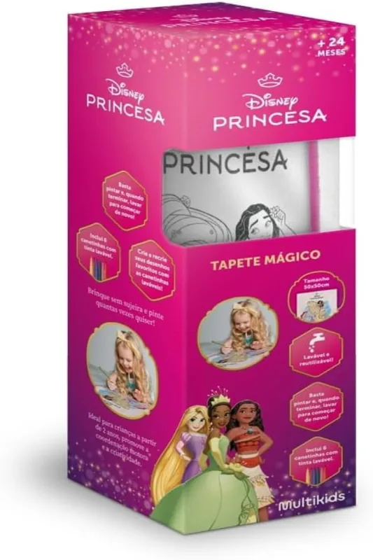 Tapete Magico - Princesas Disney MULTIKIDS - Disney - Brinquedos