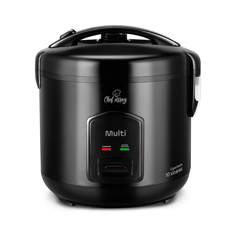 Panela De Arroz 10 Xícaras Função Manter Aquecido 127v-700w Preta Multi - GO500 GO500