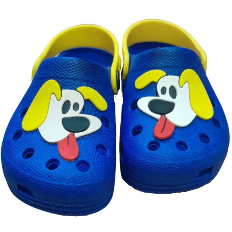 Sándália Babuche Infantil Cachorro Caramelo Chinelo Menino Beagle Menina Tema Cão Vira-Lata Escolar Presente Dog