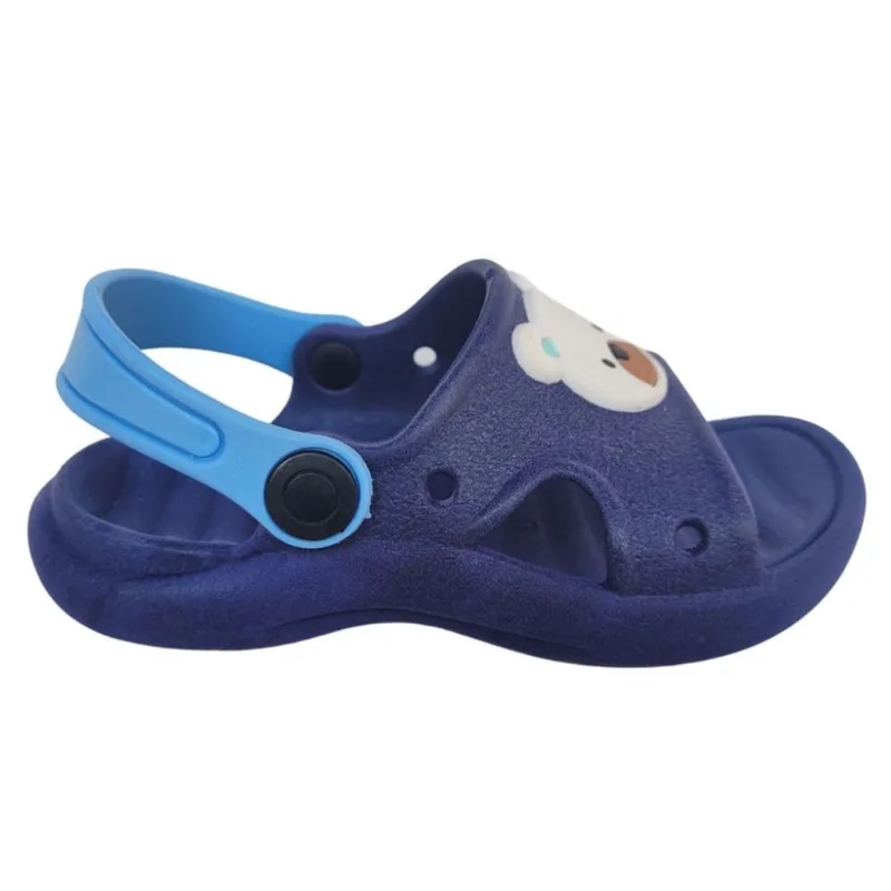 Papete Infantil Masculina Chinelo Menino Urso Bear Ursinho Escolar Presente Aniversário