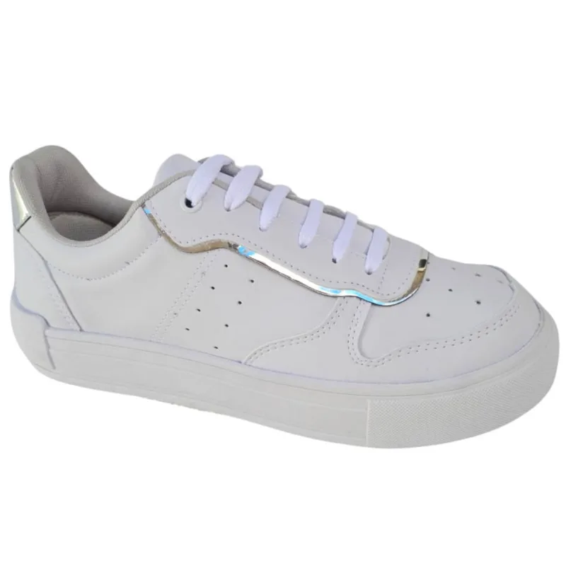 Tênis Feminino Sola Alta Casual Plataforma Original Neutro School Academia Estiloso Leve Macio Moda