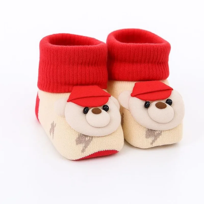 Meia Infantil Winston Bichinho N° 14/15 Vermelho E Off White (MP)