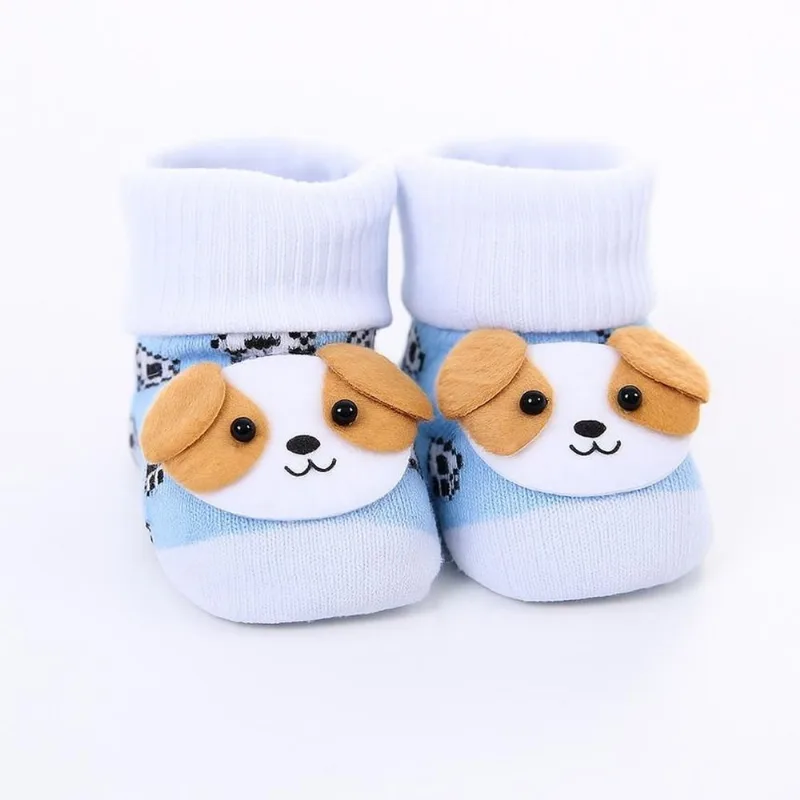 Meia Infantil Winston Bichinho N° 14/15 Cachorro Azul (MP)