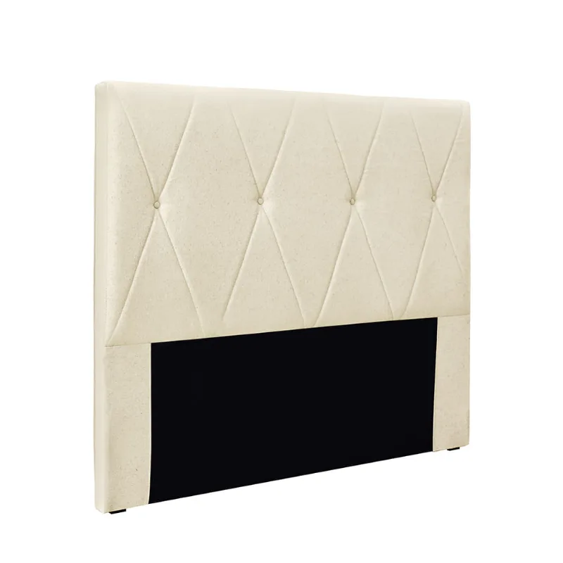 Cabeceira Cama Box Casal 140 cm Aquilla Linho Pérola S04 - D'Rossi