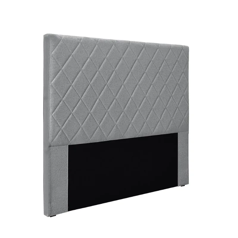 Cabeceira Cama Box Queen 160 cm Dubai Linho Cinza S04 - D'Rossi