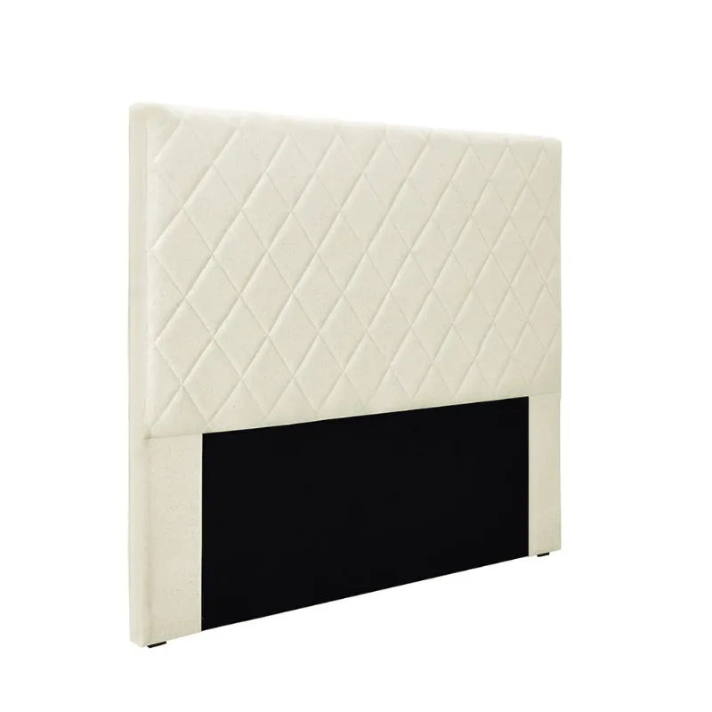 Cabeceira Cama Box King 195 cm Dubai Linho Natural S04 - D'Rossi