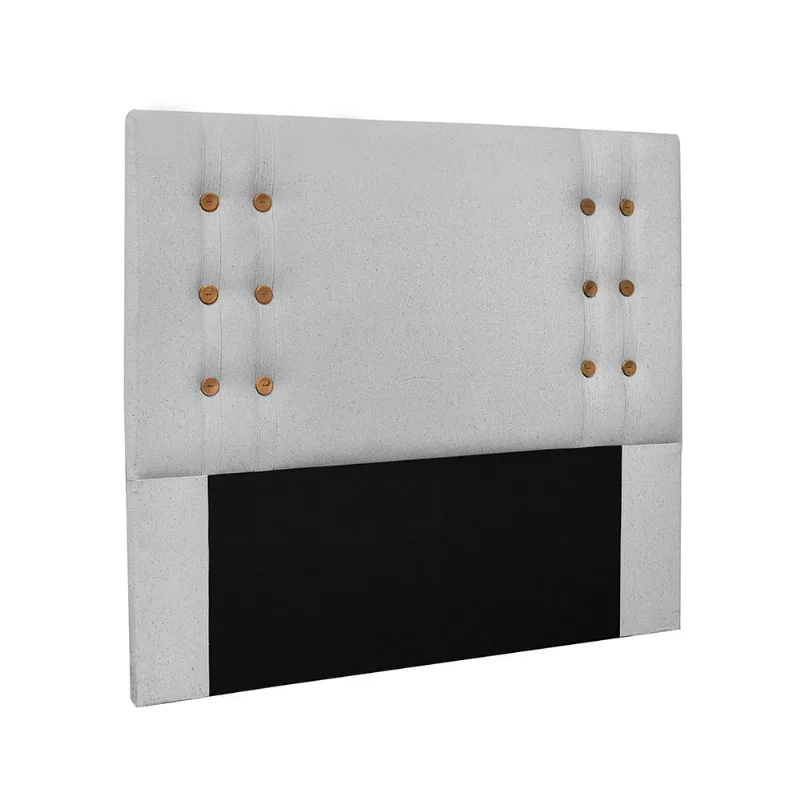 Cabeceira Cama Box Queen 160 cm Genova Linho Grigio S04 - D'Rossi
