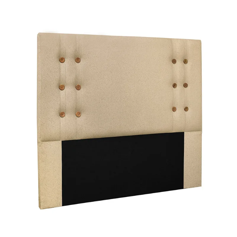 Cabeceira Cama Box Queen 160 cm Genova Linho Dourado S04 - D'Rossi