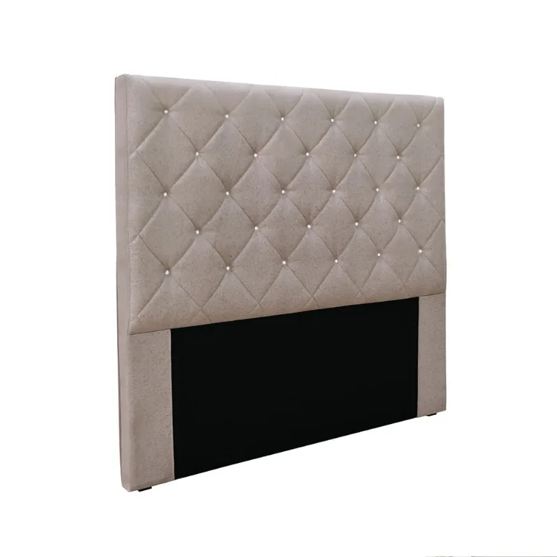 Cabeceira Cama Box Casal 140 cm Tania Linho Areia S04 - D'Rossi