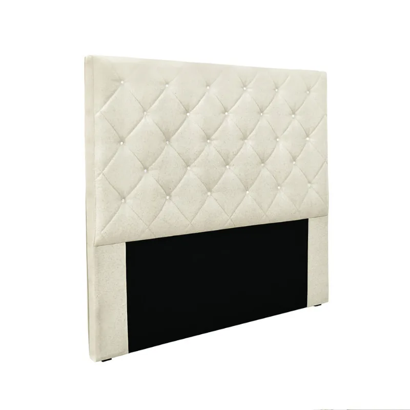 Cabeceira Cama Box Casal 140 cm Tania Linho Natural S04 - D'Rossi