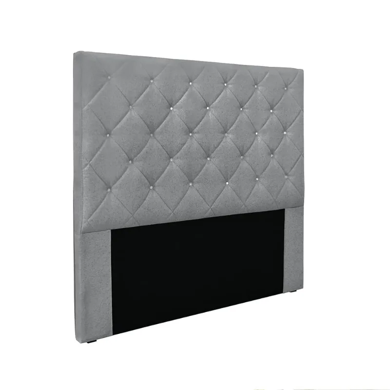 Cabeceira Cama Box Casal 140 cm Tania Linho Cinza S04 - D'Rossi