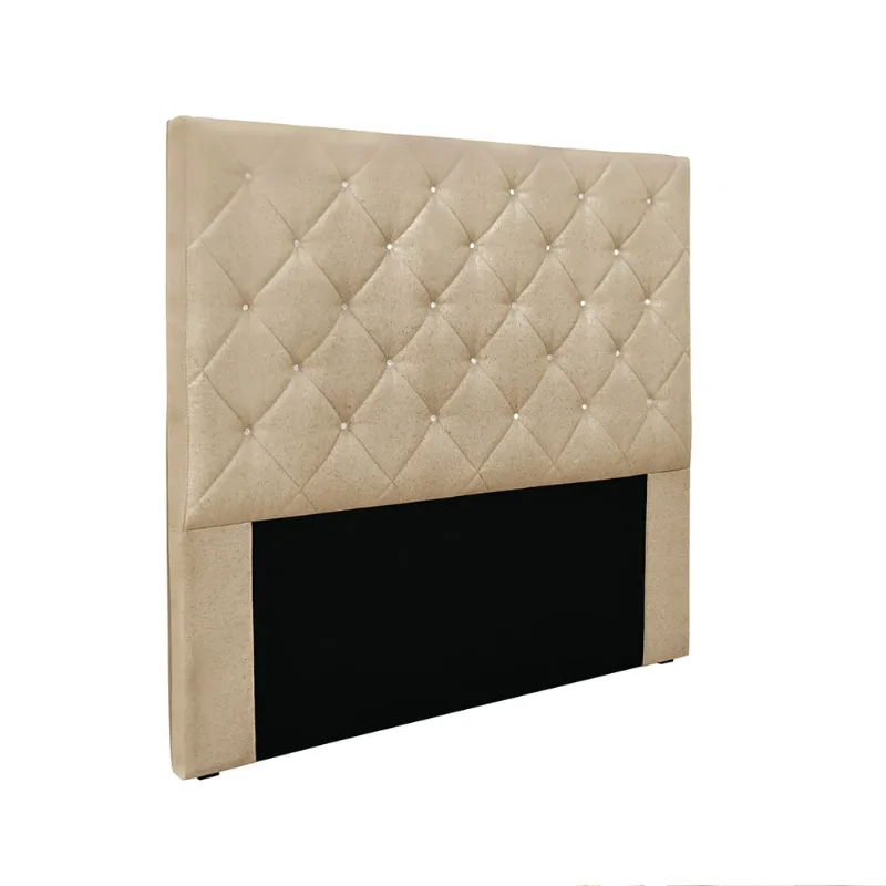 Cabeceira Cama Box Casal 140 cm Tania Linho Dourado S04 - D'Rossi