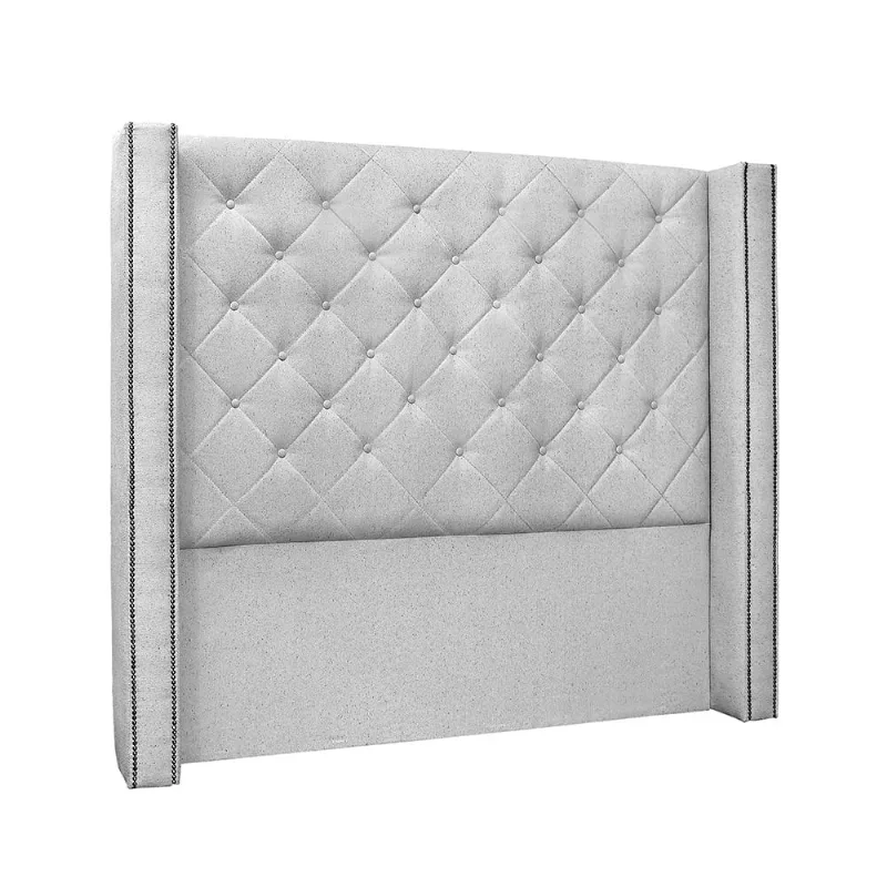 Cabeceira Cama Box Queen 160 cm Vicenza Linho Grigio S04 - D'Rossi