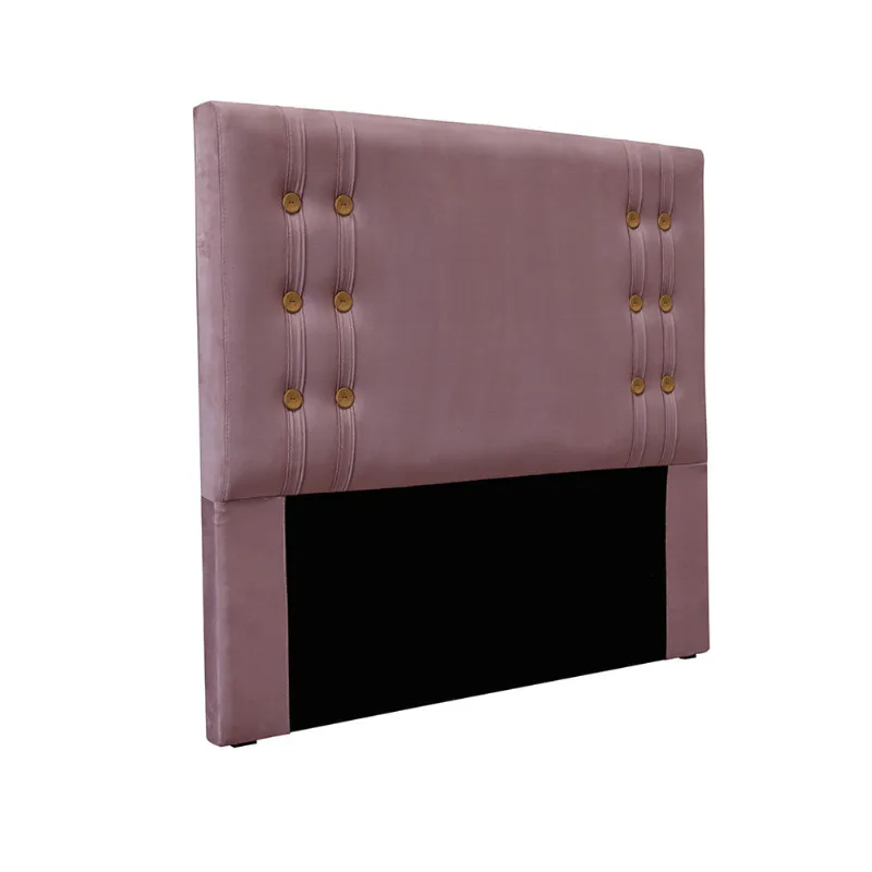 Cabeceira Cama Box Queen 160 cm Gênova Veludo Uva S04 - D'Rossi