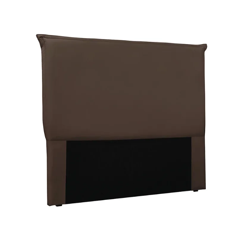 Cabeceira Cama Box Queen 160 cm Garden Veludo Marrom S04 - D'Rossi