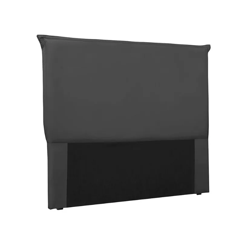 Cabeceira Cama Box Queen 160 cm Garden Veludo Preto S04 - D'Rossi