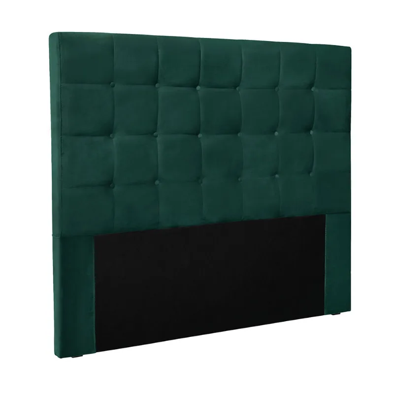 Cabeceira Cama Box King 195 cm Verona Veludo Verde S04 - D'Rossi