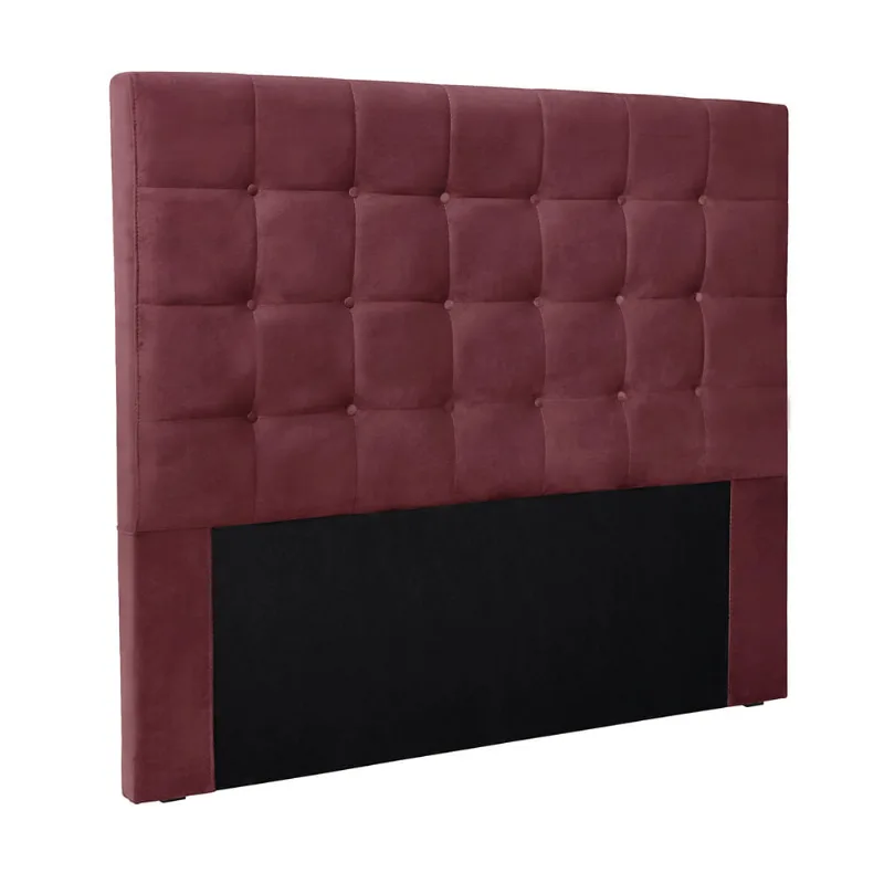 Cabeceira Cama Box King 195 cm Verona Veludo Vinho S04 - D'Rossi