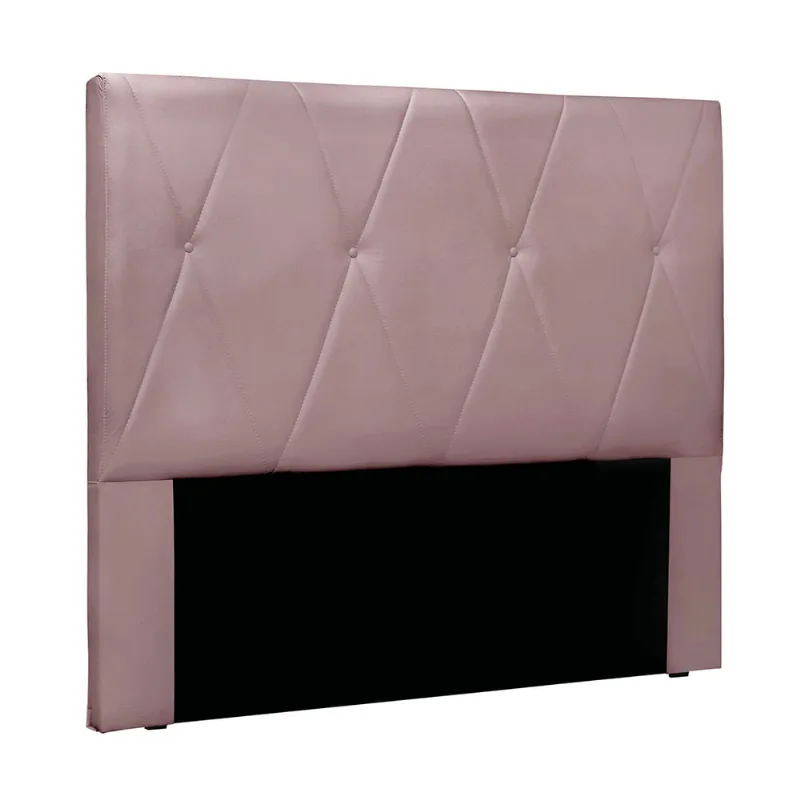 Cabeceira Cama Box Solteiro 90 cm Aquilla Veludo Lilás S04 - D'Rossi