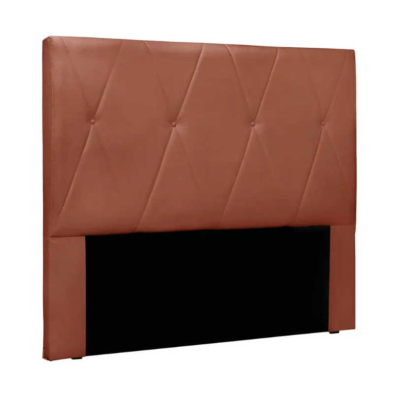 Cabeceira Cama Box Casal 140 cm Aquilla Veludo Cobre S04 - D'Rossi