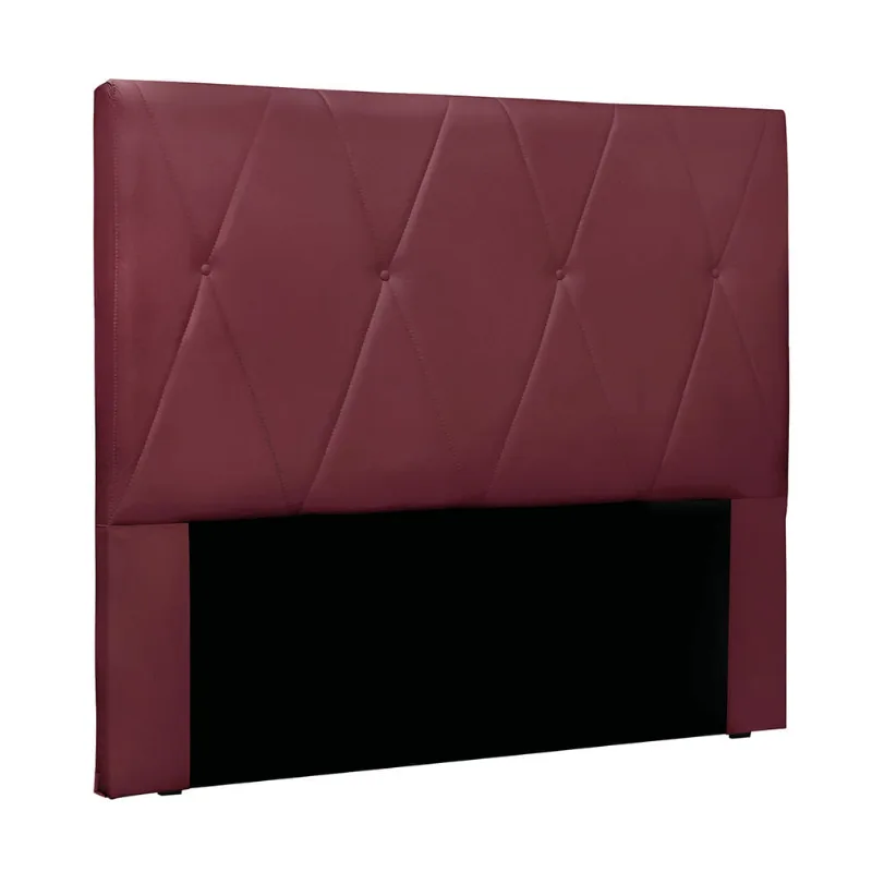 Cabeceira Cama Box Queen 160 cm Aquilla Veludo Vinho S04 - D'Rossi