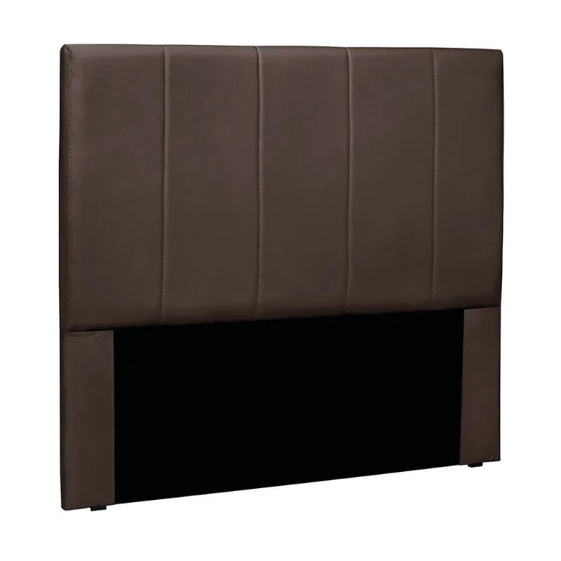 Cabeceira Cama Box Queen 160 cm Arizona Veludo Marrom S04 - D'Rossi