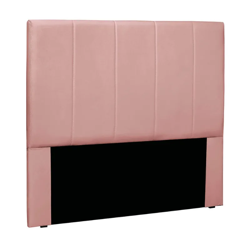Cabeceira Cama Box Queen 160 cm Arizona Veludo Rosa S04 - D'Rossi