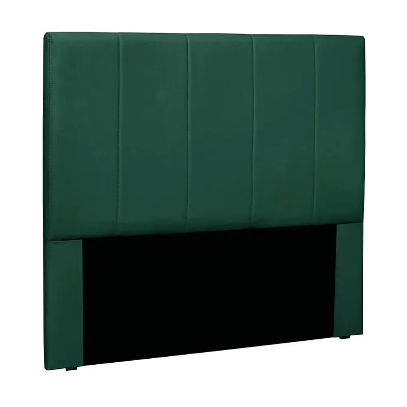 Cabeceira Cama Box Queen 160 cm Arizona Veludo Verde S04 - D'Rossi