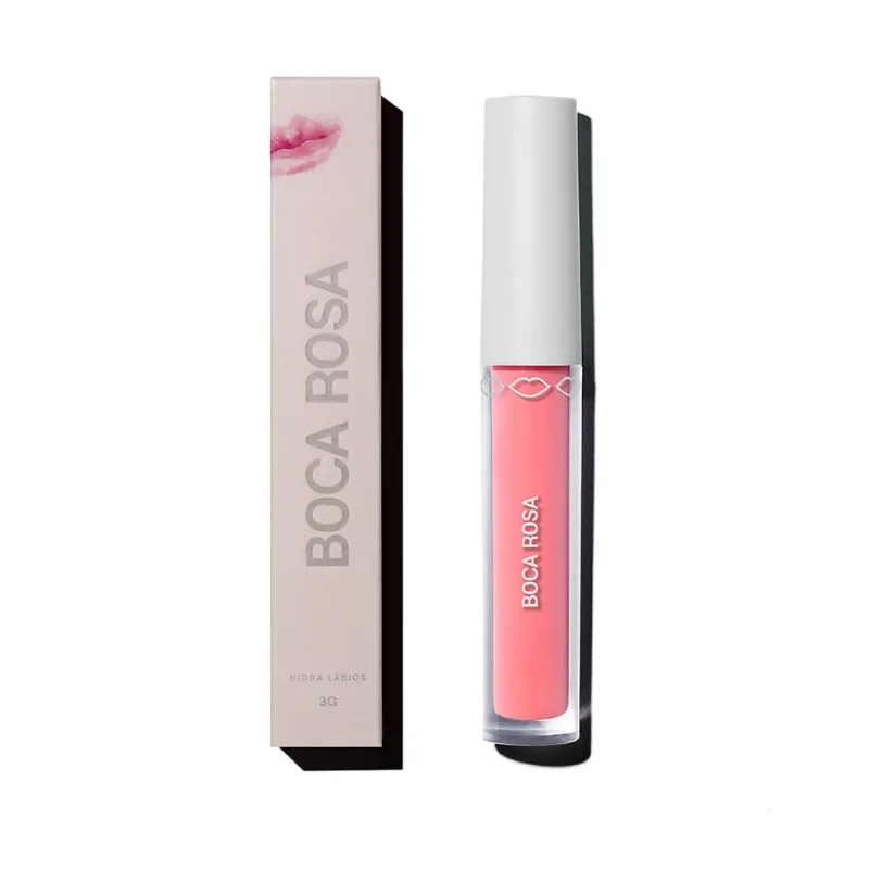 Hidra Lábios Boca Rosa Translúcido Petala