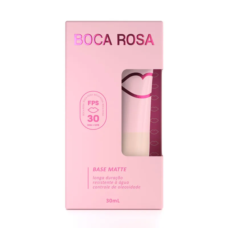 Base Líquida Matte Cor 11 Bruna FPS30 Boca Rosa 30ml - BOCA ROSA