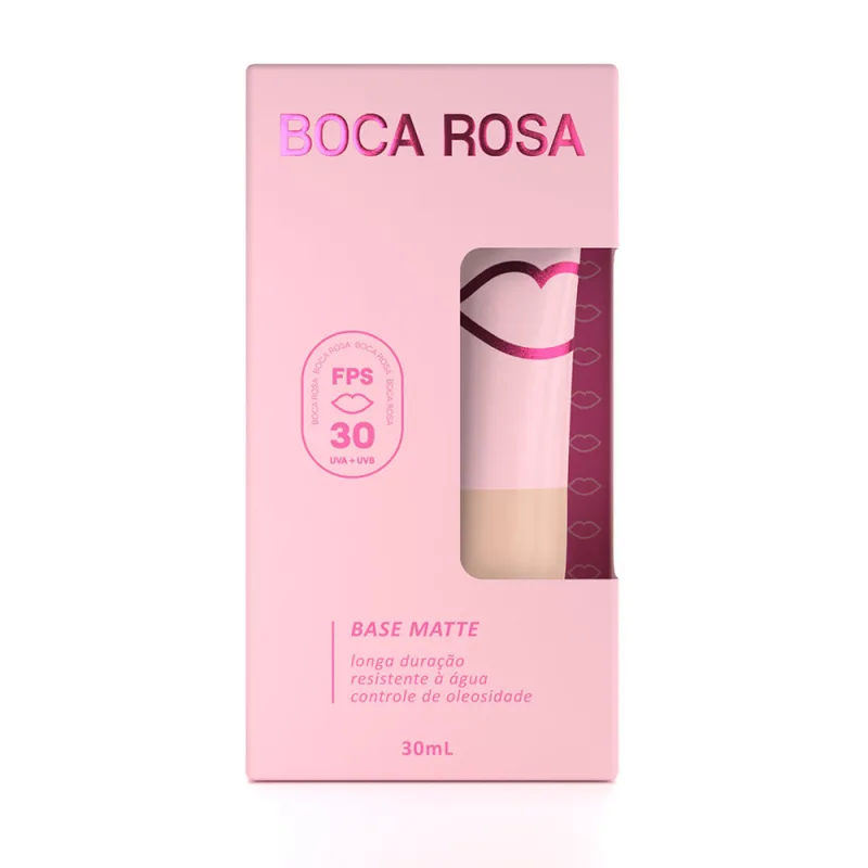 Base Líquida Matte cor 18 Adriana FPS30 Boca Rosa 30ml - BOCA ROSA