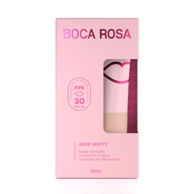 Base Líquida Matte Cor 23 Angelica FPS30 Boca Rosa 30ml - BOCA ROSA