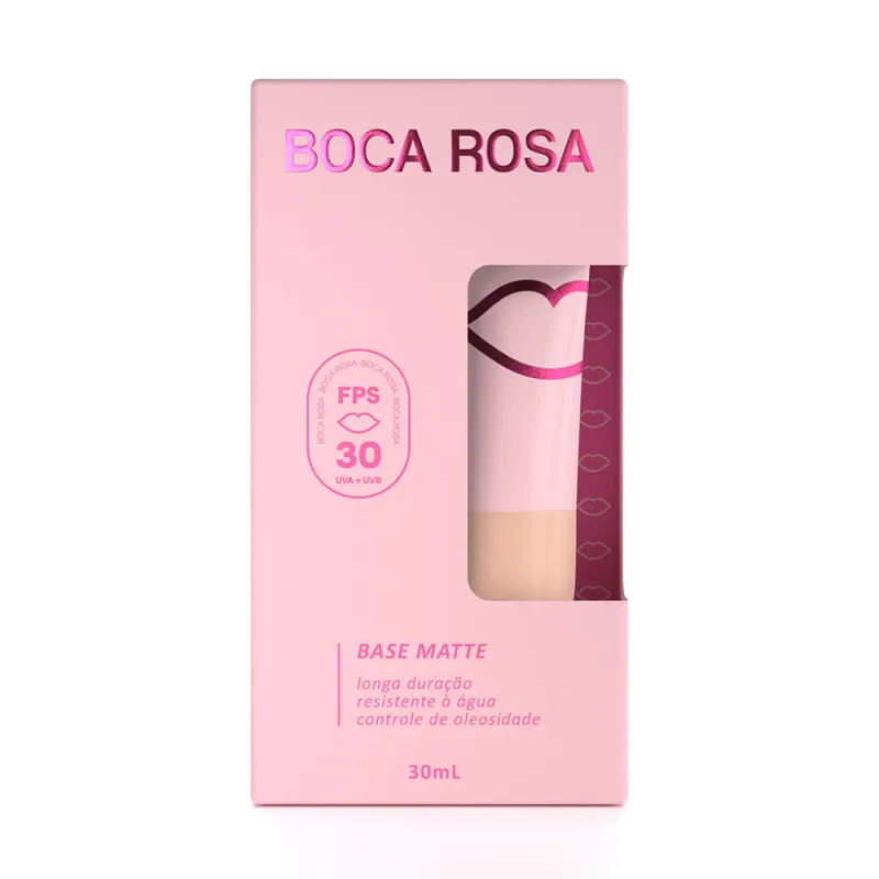 Base Líquida Matte Cor 28 Mariana FPS30 Boca Rosa 30ml - BOCA ROSA